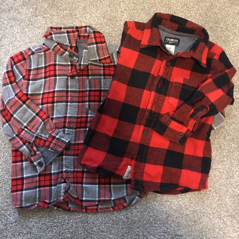 3T boys button up shirts